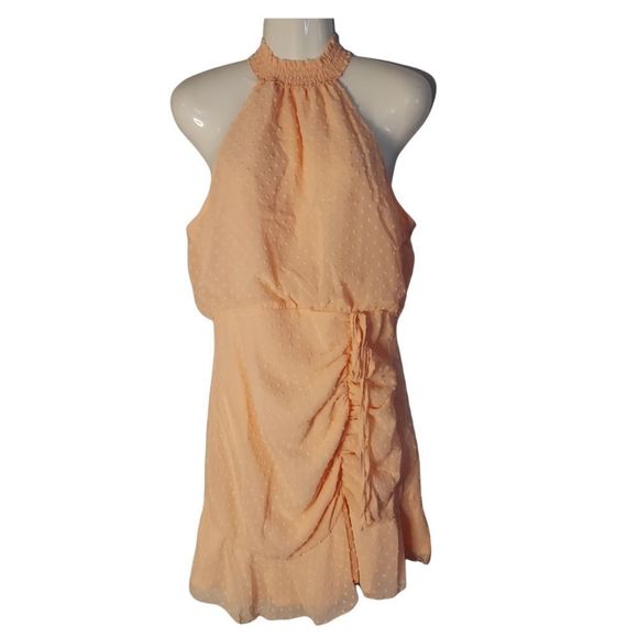 Halter Ruffled Mini Dress - Picture 5 of 13